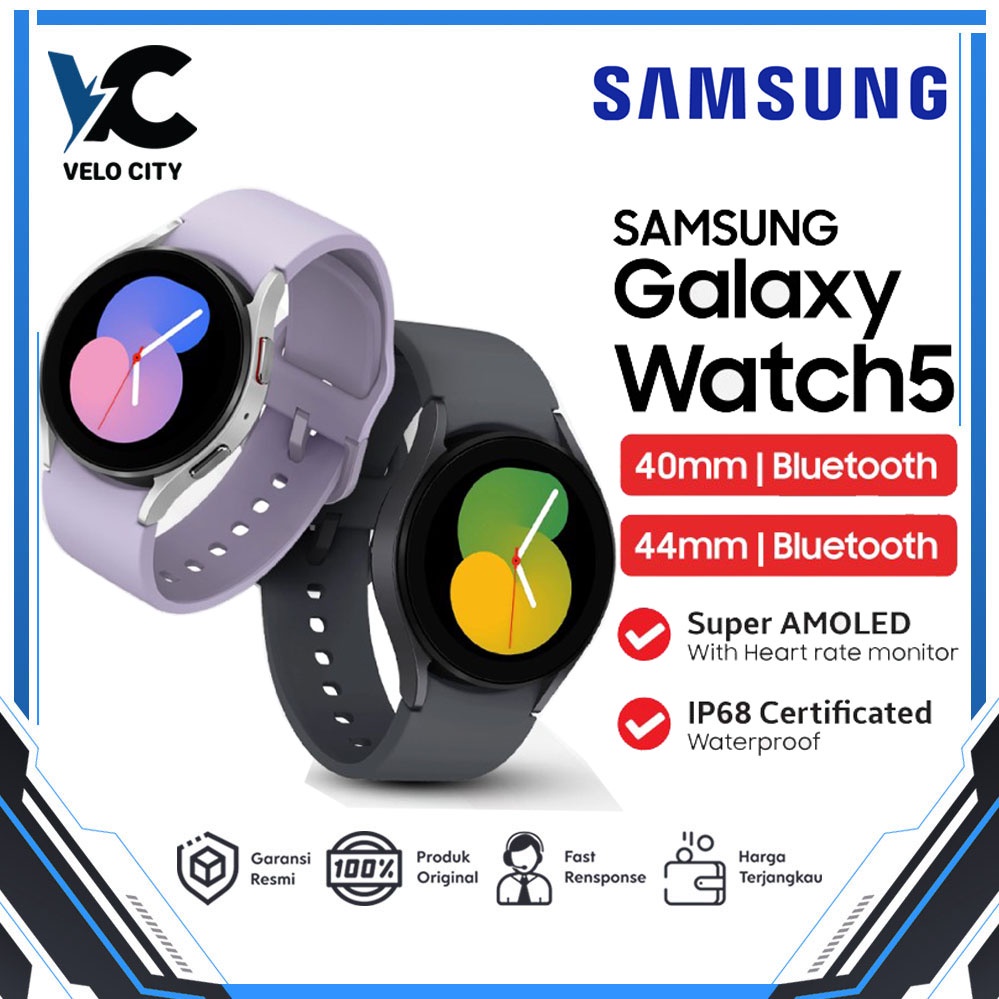 Samsung Galaxy Watch 5 40mm 44mm Smartwatch Jam Pintar Bluetooth