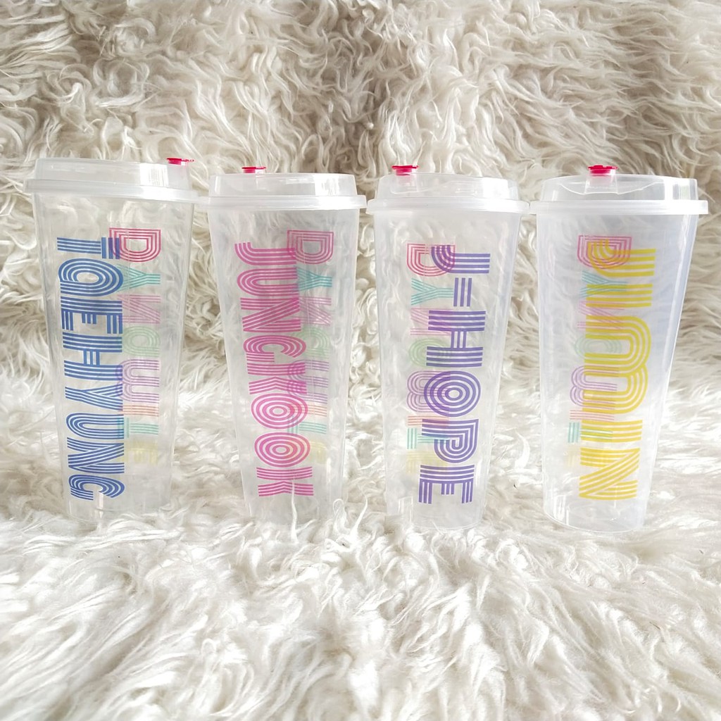 [ MHN BACA DESKRIPSI PRODUK ] Reusable Cup bts Dynamite (ready stok)