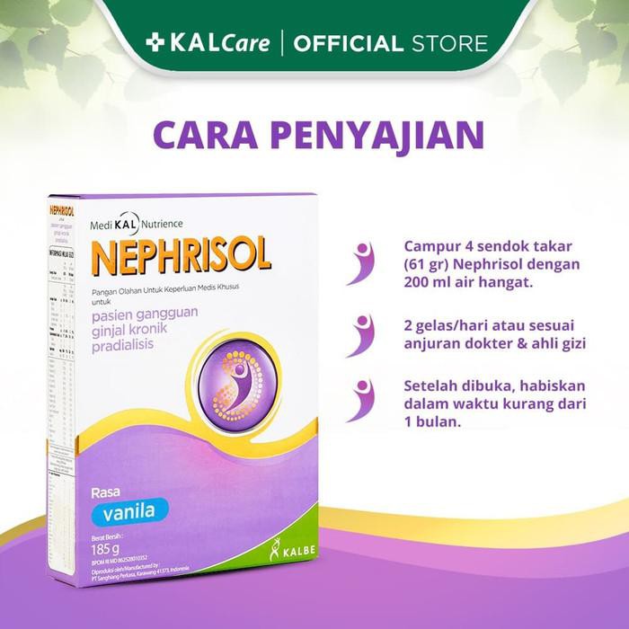 

SUPER AMPUH NEPHRISOL - VANILLA & COKLAT - SUSU TINGGI PROTEIN UNTUK PASIEN GINJAL - VANILA !!!