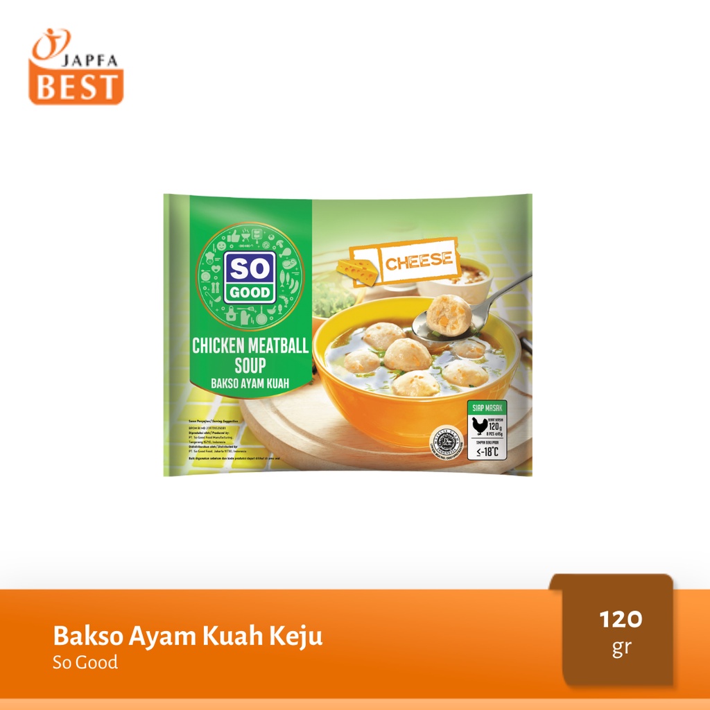 Jual Bakso Ayam Kuah Keju So Good 120gr Shopee Indonesia