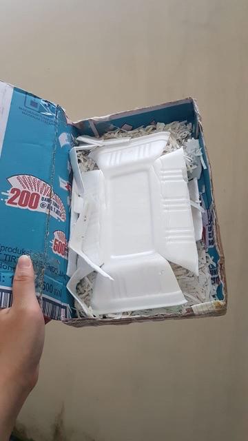 Talenan / Tatakan Marmer Beige | Beige Marble Flat Tray 25x15 Cm