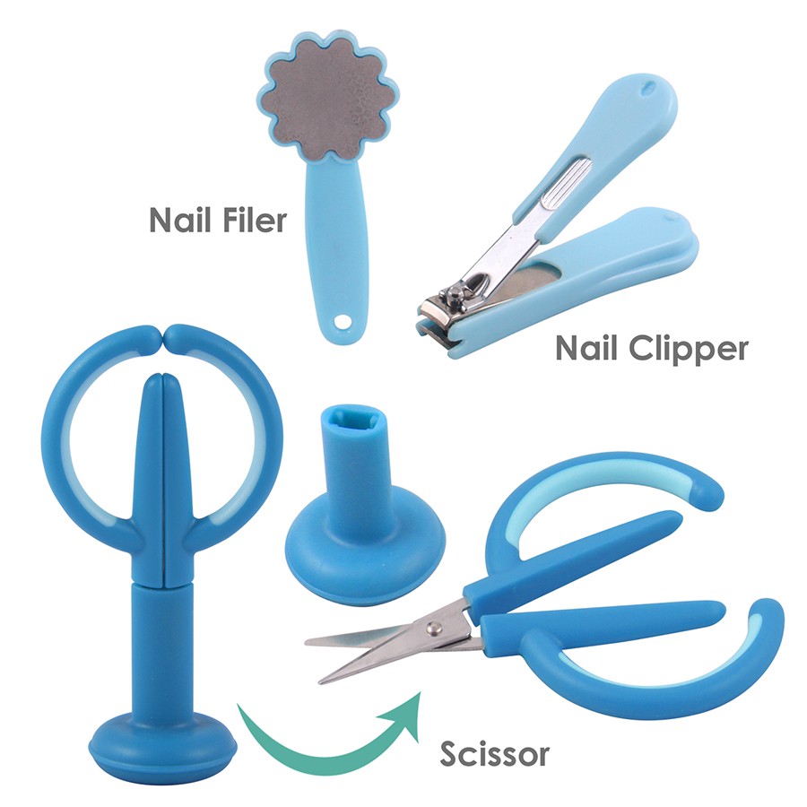 Babyqlo Gunting Kuku Bayi / Gunting Kuku Komplit Anak (Mn9002)