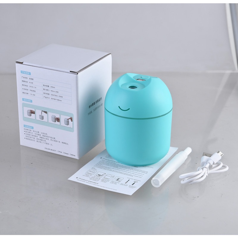 [TAFFWARE] Humidifier Aromatherapy Humidifier Tabung Ultrasonic Pewangi Ruangan Air Diffuser Purifier Oil-Tabung Tosca
