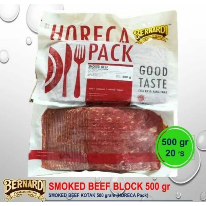 

horeca Smoke beef blok /kotak 500gr