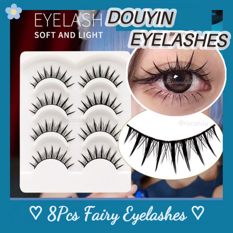 [4 pasang] Fairy Eyelashes/ Douyin Eyelashes Tipe B