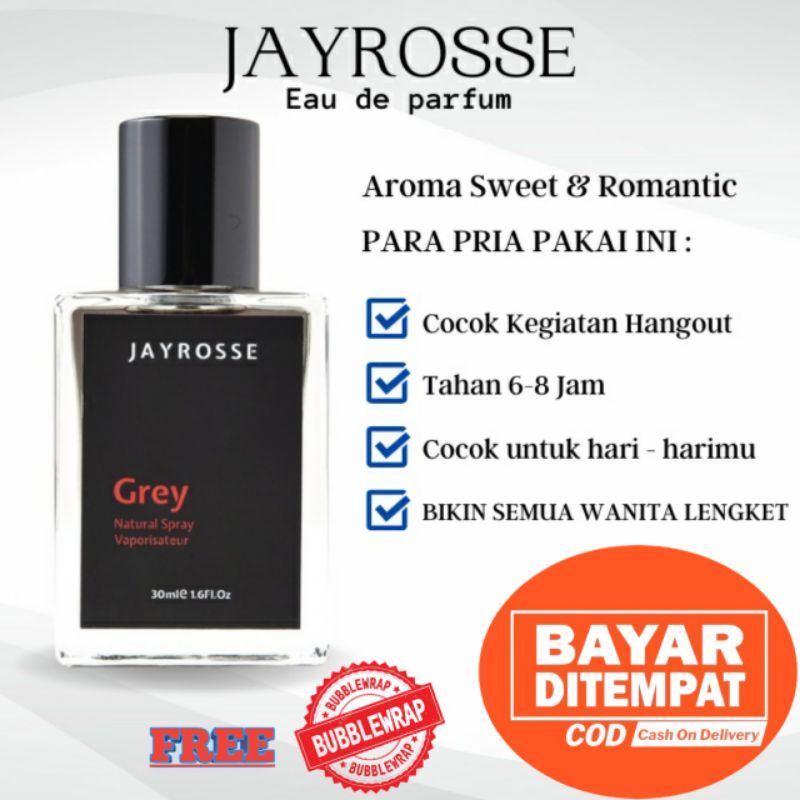 Jayrose Parfum Parfum Exclusiv 1 Bok Isi 4 Parfum Parfum Pria Disukai Wanita Parfum Aroma Segar Tahan Lama