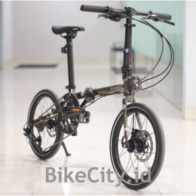 Sepeda Lipat ELEMENT TROY X10 X 10 BLACK DIAMOND/ BLACK CHROME 2022 Full Chromoly