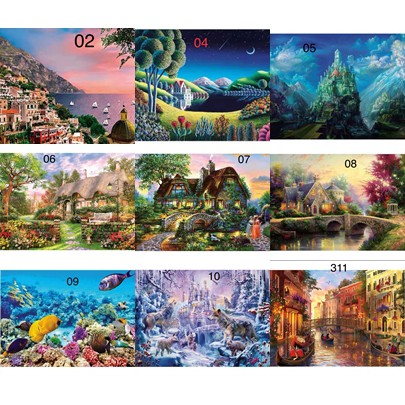 Jigsaw Puzzle Pemandangan 1000 Pieces Puzzle 3