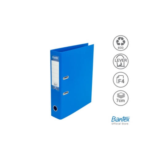 

Bantex Lever Arch File Ordner Plastic Folio 7cm Blueberry #1465 62