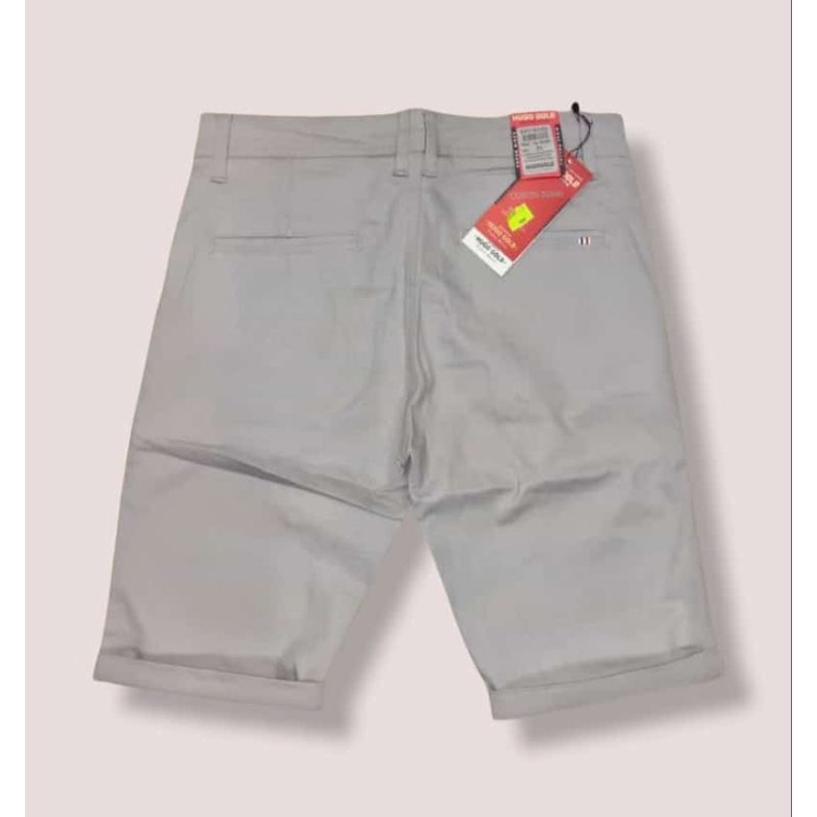 Celana Chinos Pendek Pria Hugo Gold