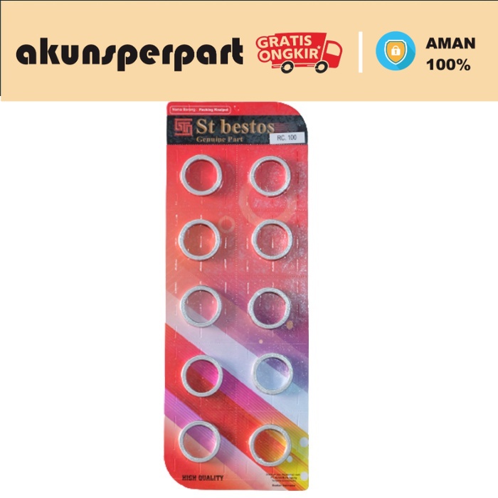 Gasket Packing Paking Knalpot RC 100 / RC 110 / RC 80 / Tornado