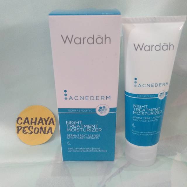 WARDAH ACNEDERM NIGHT TREATMENT MOISTURIZER