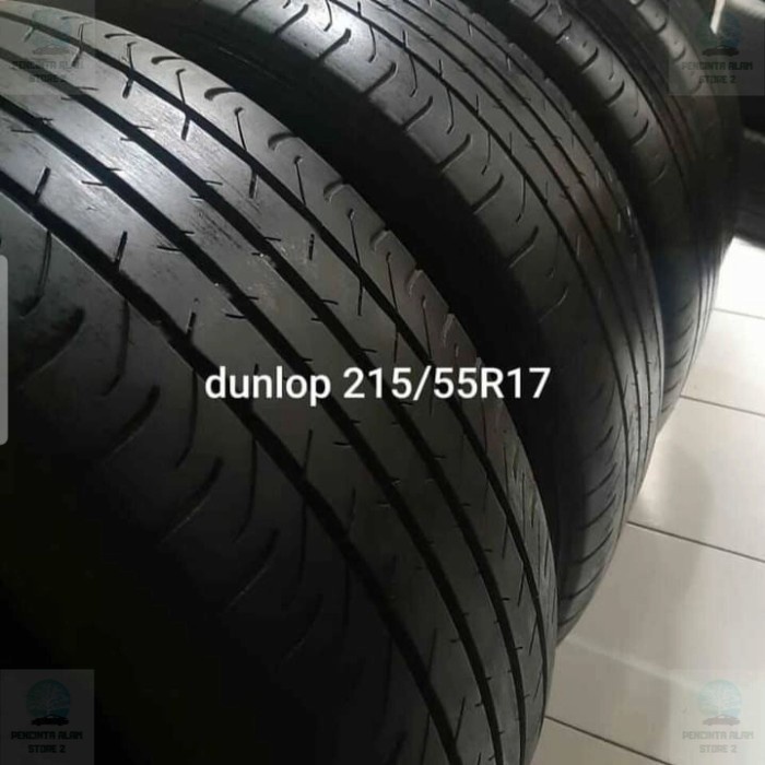 Ban mobil ring17 Dunlop ukuran 215/55 ring 17 tubeless.