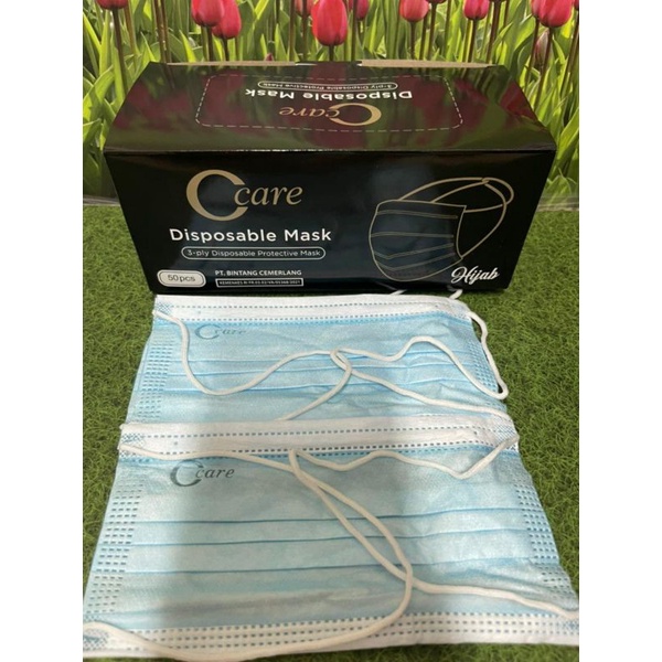 HIJAB Masker Headloop Ccare EMBOS/Alkindo