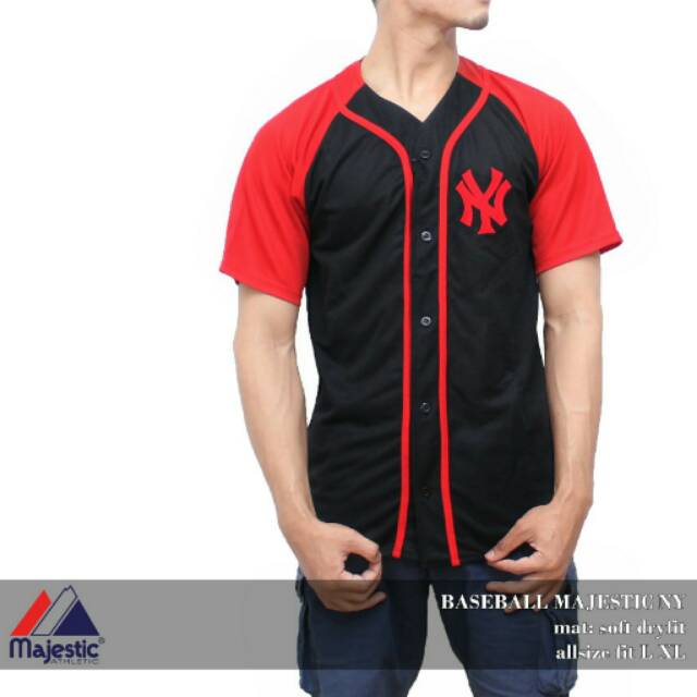 Kaos baseball/ kaos v / kaos baseball pria original