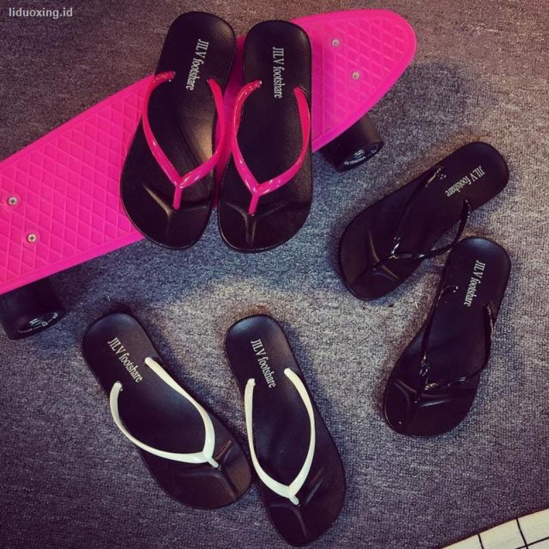 Sandal jepit wanita slippers KW - Sandal spon terbaru