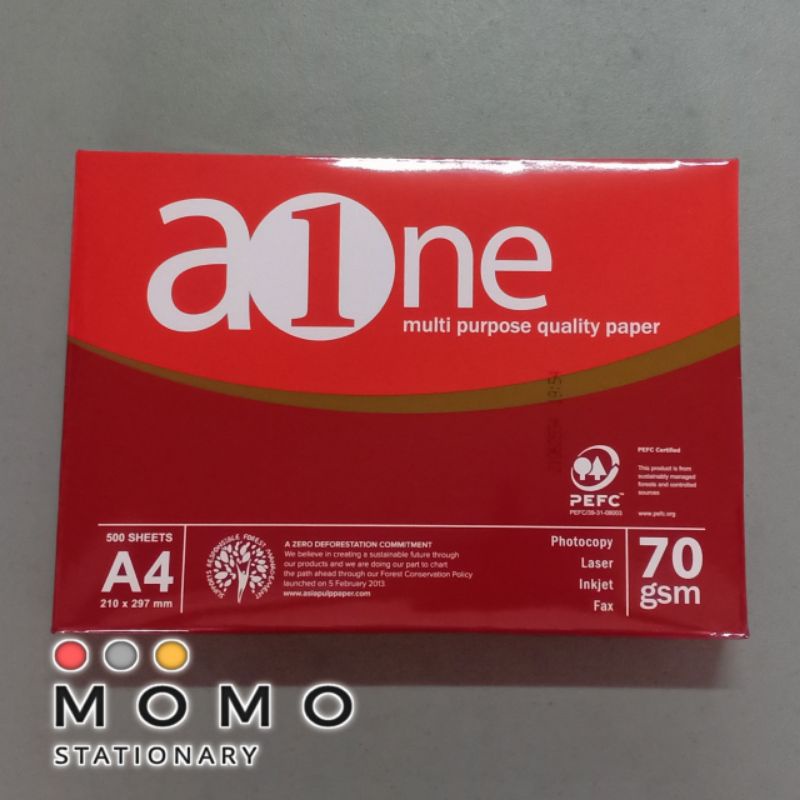 Jual Kertas Hvs Print Dan Fotocopy Aone A4 70gr | Shopee Indonesia