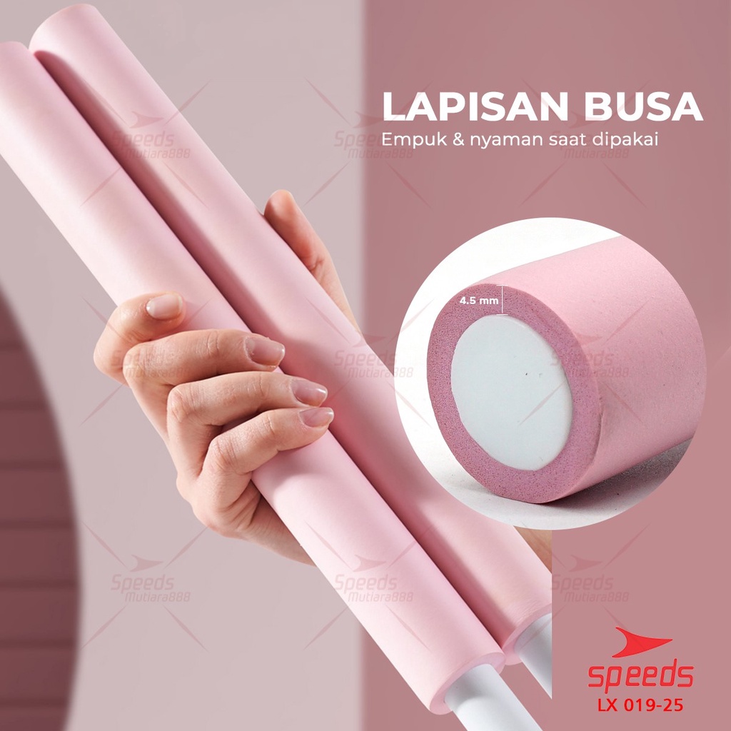 SPEEDS Tongkat Yoga Body Stick Streching Alat Penegak Punggung dan Dada 019-25-2