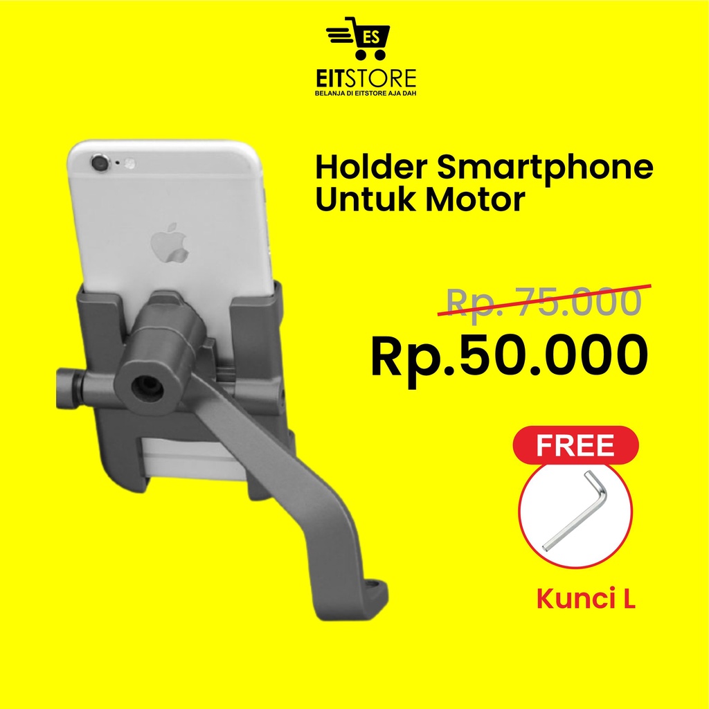 HOLDER HP UNTUK MOTOR HOLDER SMARTPHONE MOTOR HOLDER GPS UNTUK MOTOR HOLDER SMARTPHONE ALL TIPE UNTU