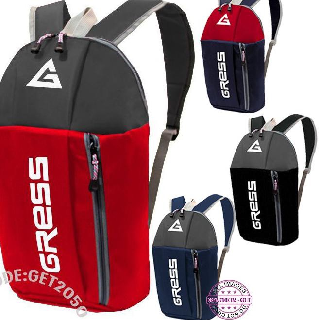 Tren Kekinian.. Tas sepatu Futsal ransel Gress original Tas volley Tas basket Tas futsal merah hitam