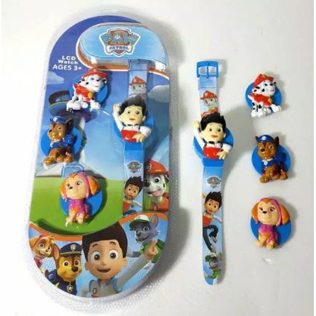 JAM TANGAN ANAK DIGITAL 4 IN 1 CHARACTER KARTUN KARET