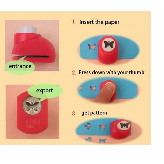 Paper Punch - Pembolong Kertas Uk. Small (S)