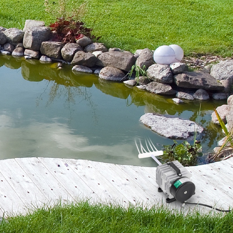 RESUN ACO 001 Pompa Udara Aquarium Aerator Aquarium Air Pump mesin gelembung udara Electromagnetic Air Compressor