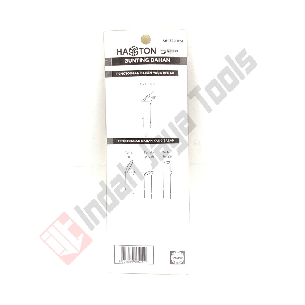 HASSTON 1350-024 Gunting Dahan Bunga Stek Ranting Pruning Shear
