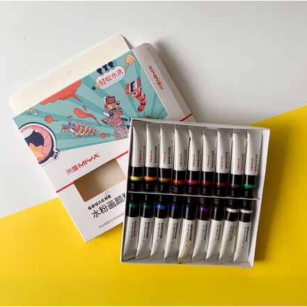 

[Artopia] Miya HIMI Gouache 18 Tube 12ml