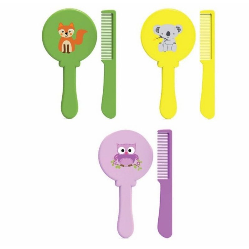 Baby Safe Brush &amp; Comb Set (DL1014)/Set Sisir &amp; Sikat Bayi