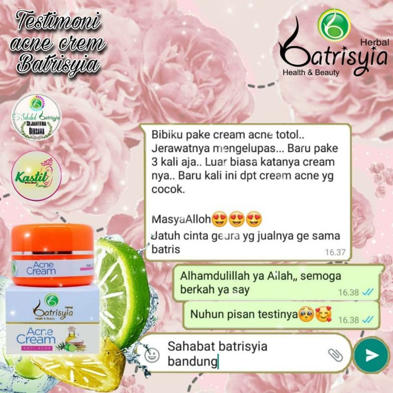 Batrisyia Acne cream/ cream totol jerawat