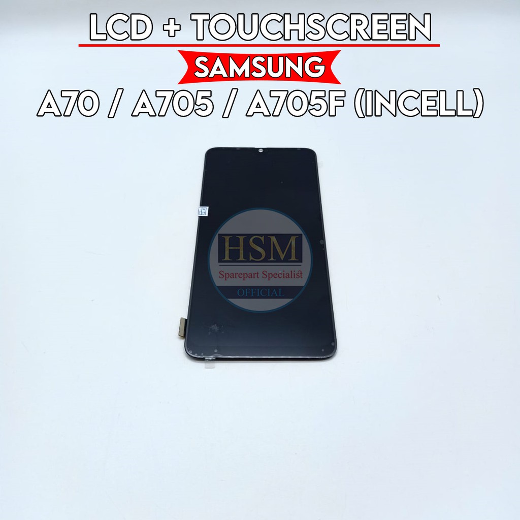 LCD SAMSUNG GALAXY A70/A705/A705F INCELL FULLSET + TOUCHSCREEN ORI OEM