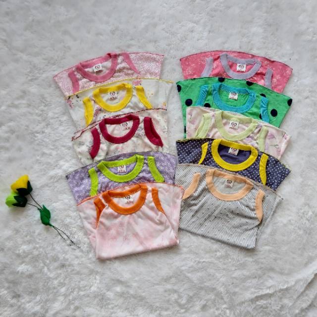 Daster Anak Bayi Yukensi 0-5 Tahun / Baju Bayi Perempuan Dress Kutung Kutang-4