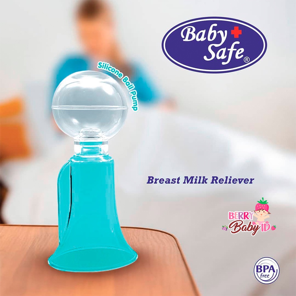 Baby Safe Breast Milk Reliever Breastpump Cone Pompa ASI Manual BPM03 BPM06 Berry Mart