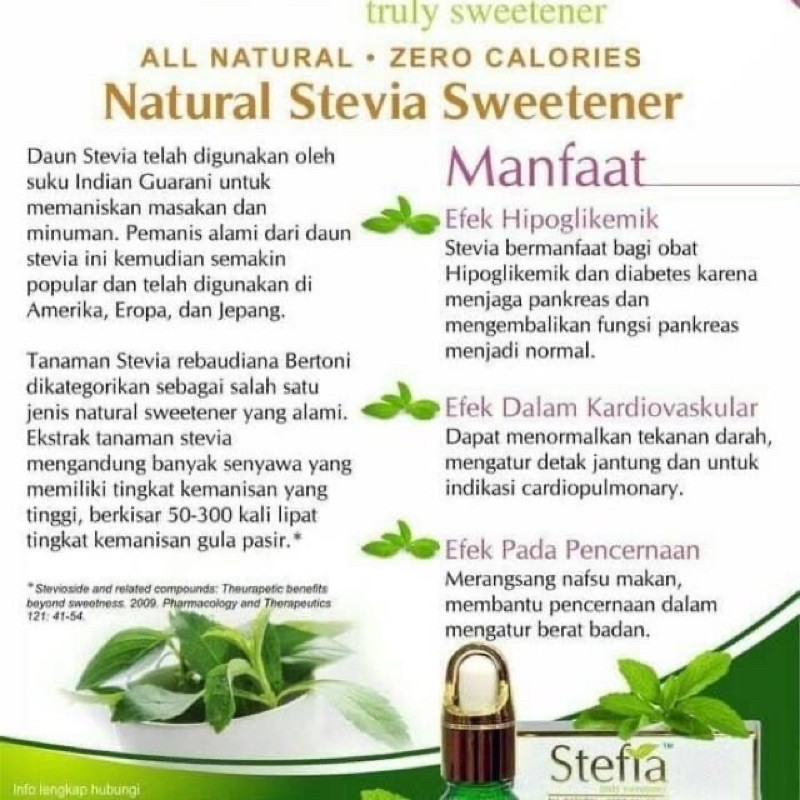 GULA STEVIA PEMANIS ALAMI PENGGANTI GULA NOL KALORI SWEATENER