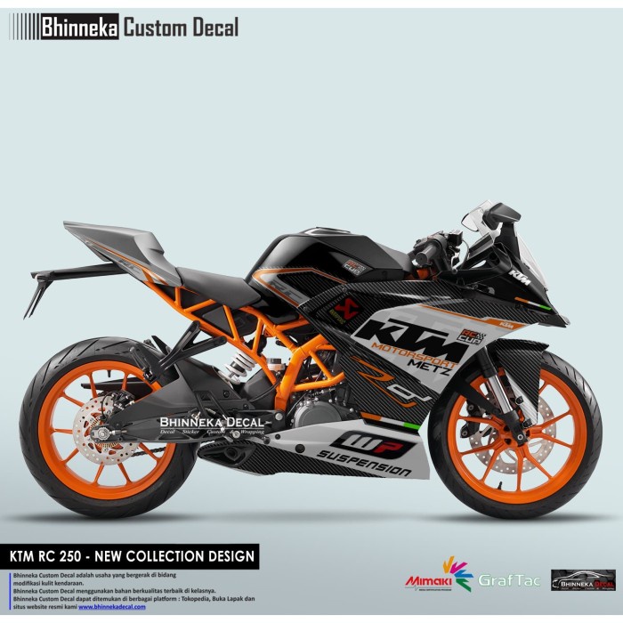 DECAL STICKER KTM RC KARBON