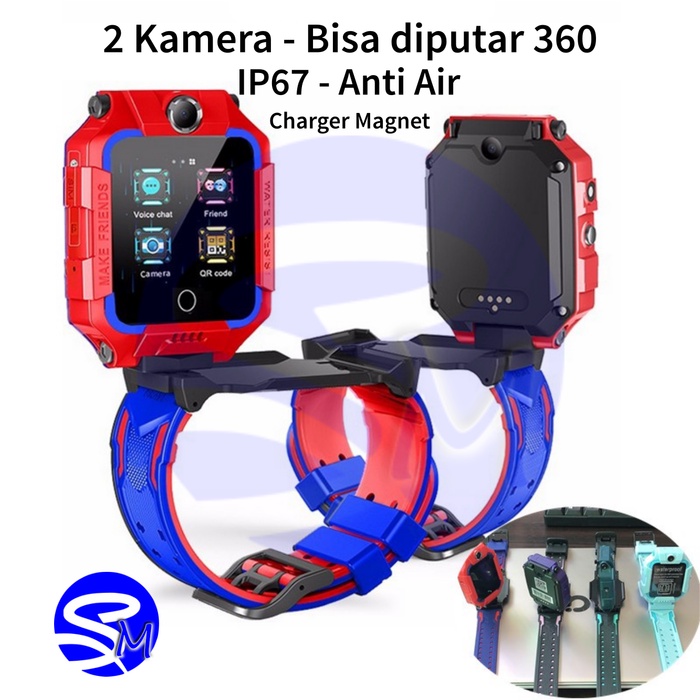 ORI [✅FROZEN] Jam Imoo Aimo Imo Z6 frozen 2 Flip Dual Camera Anti Air FROZEN 2 KW SMARTWATCH