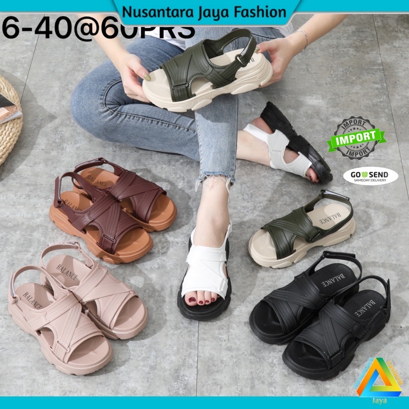 Sandal Gunung Wanita WEDGES Terbaru Balance 2201 K10