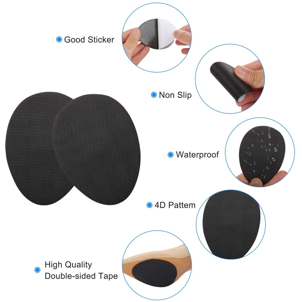 【5 Pasang】Alas Outsole Anti Slip/Anti Slip High Heels/Alas Luar Sepatu Anti Slip/Sol Sepatu Anti Licin
