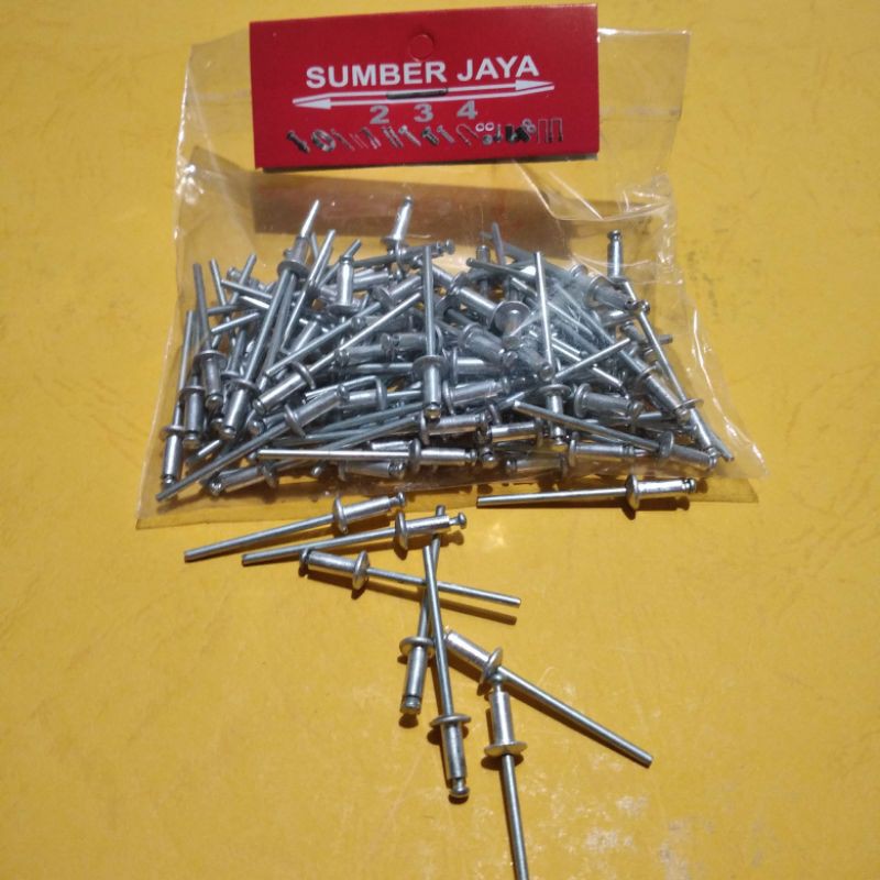 Paku Rivet 429 Diameter 3,2x8 mm (isi 100)