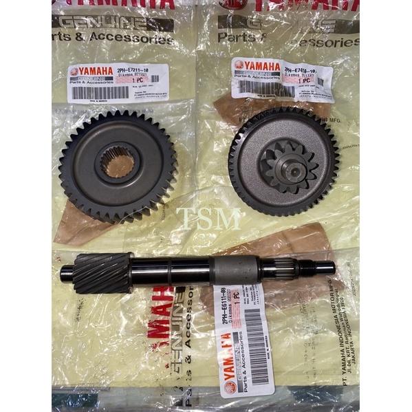 GEAR RASIO SET / GEAR BOX SET YAMAHA MIO M3 / MIO 125 / FINO 2PH 100% ORIGINAL