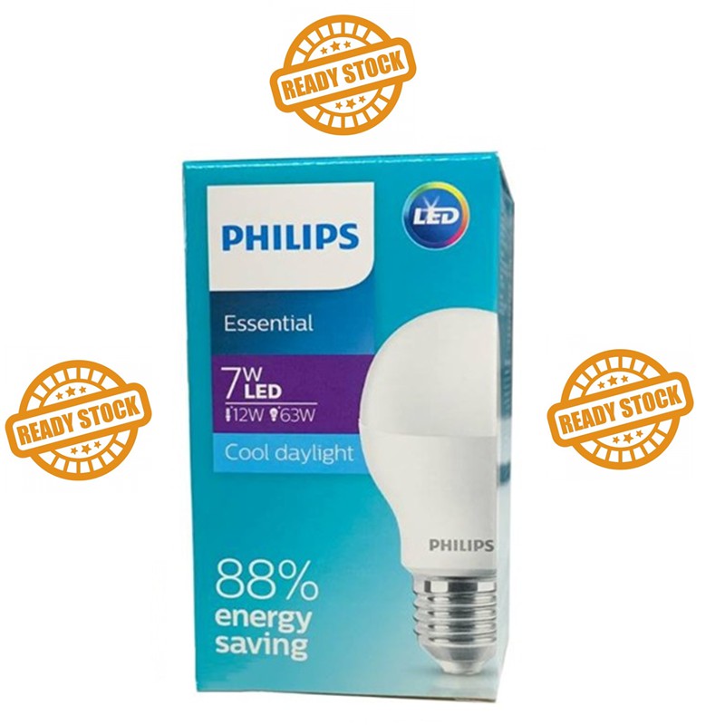 Lampu Philips LED Essential 7 Watt - LED Ess 7W 7Watt - Murah Original Bergaransi 7 W