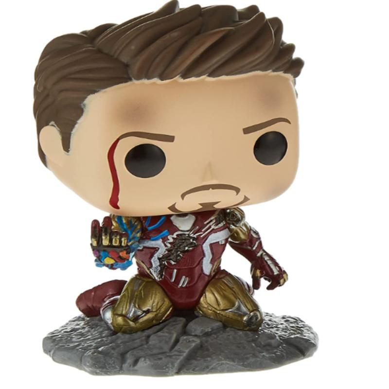 10cm Funko Pop Avengers Endgame I Am Iron Man Glow In The Dark Vinyl Figure Toy Tony