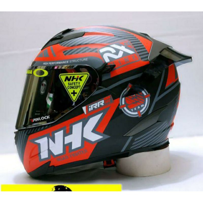 NHK RX9 RACER BLACK RED MATT PAKET GANTENG TERMURAH