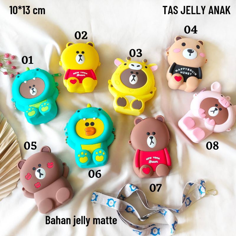 TAS JELLY ANAK KARAKTER LINE