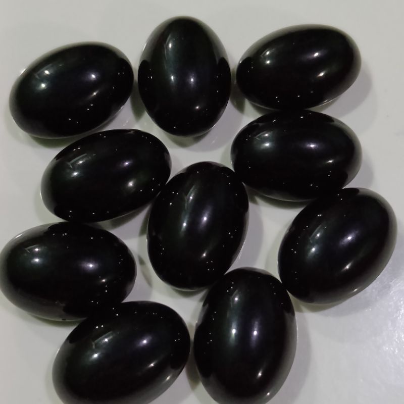 Batu kecubung Wulung tembus merah