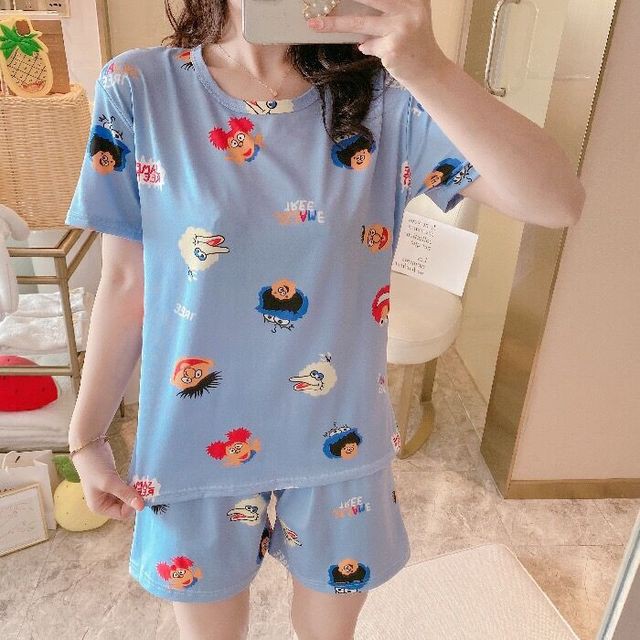 Baju Tidur Korea IMPORT Piyama Wanita Ladies Sleepwear termurah