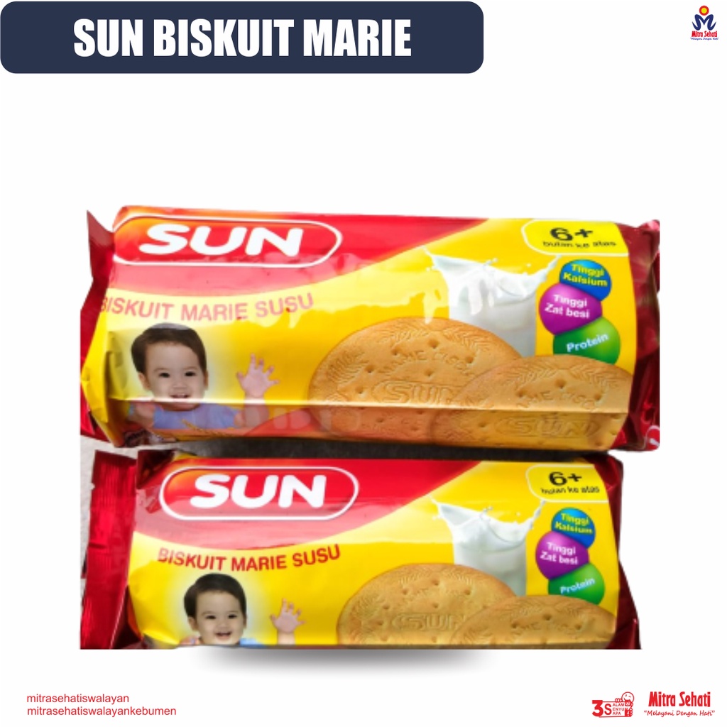 SUN BISKUIT MARIE / BISKUIT BAYI / SUN MARIE BISKUIT / CAMILAN BAYI [ Mitra Sehati Swalayan ]