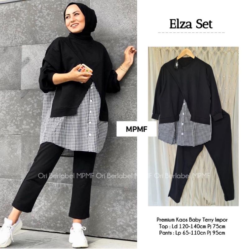 Elza Set//Setelan Pakaian Wanita