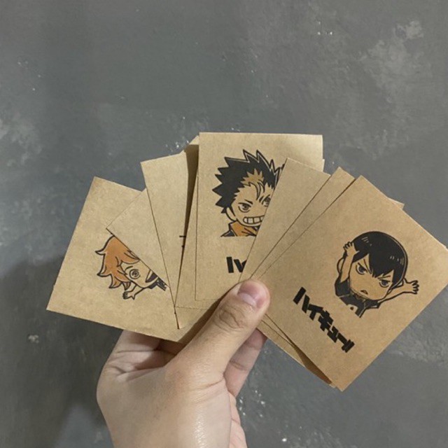

Sticker Haikyuu Vintage Selection lsg order yaa! kageyama hinata daichi sugawara nishinoya tsuki etc